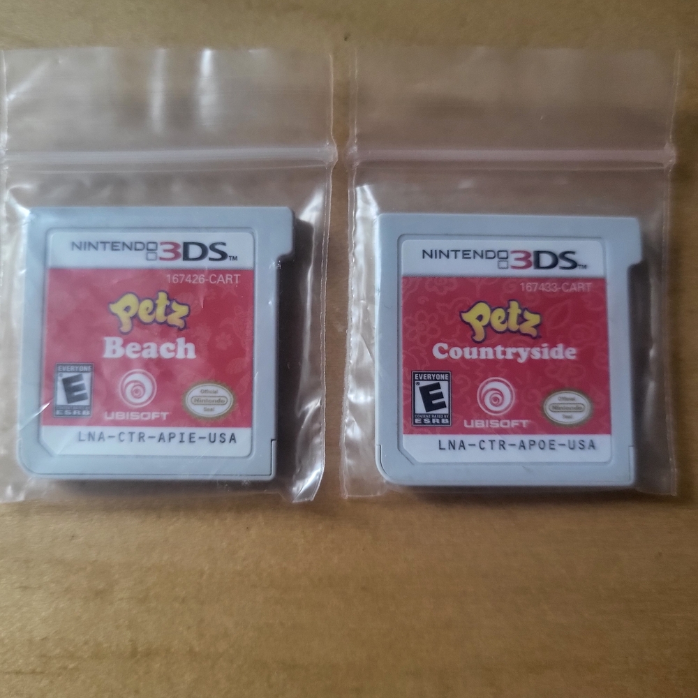 Nintendo 3DS Petz Beach and Countryside Games -